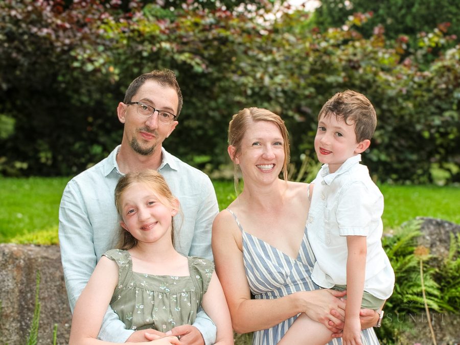 Family portrait session in New Hampshire